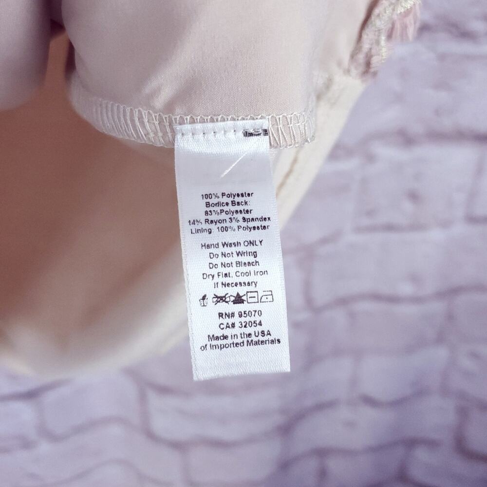 Weston Anthro Plume point top blush pink XS blouse - Picture 7 of 8
